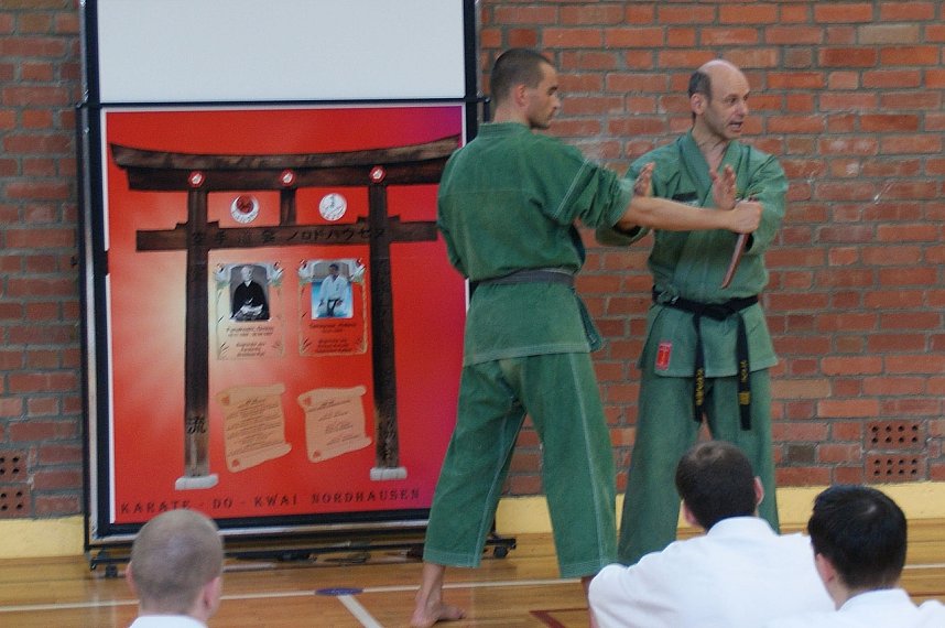 Messer im Lehrgangs-Fokus