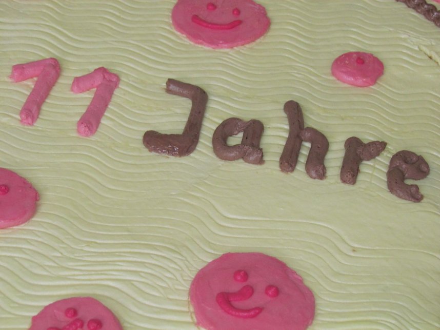 Fete zum 11. Geburtstag