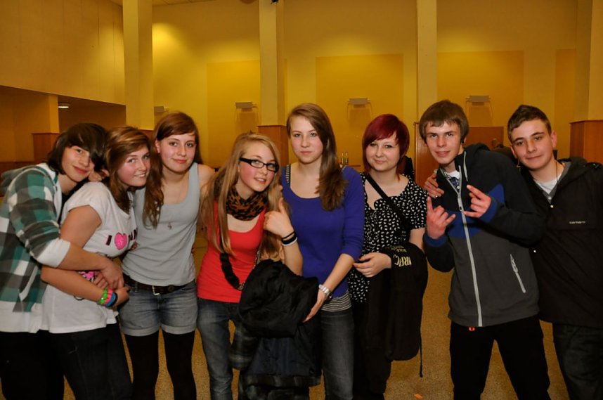 Fette junge Party im Klubhaus