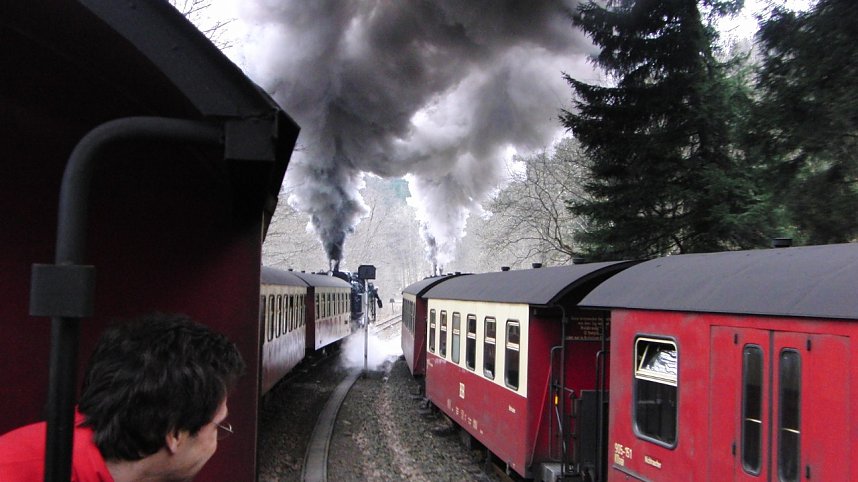 Auf schmalen Schienen unterwegs