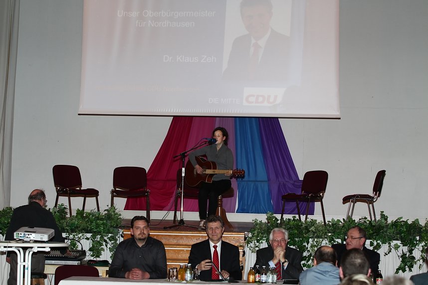 Wahlkampfauftakt in Bleicherode