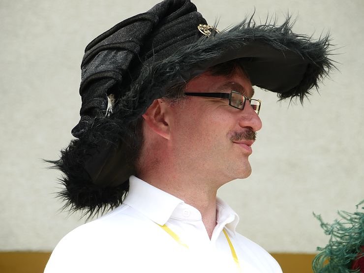 Gesch&auml;ftsf&uuml;hrer mit Hut