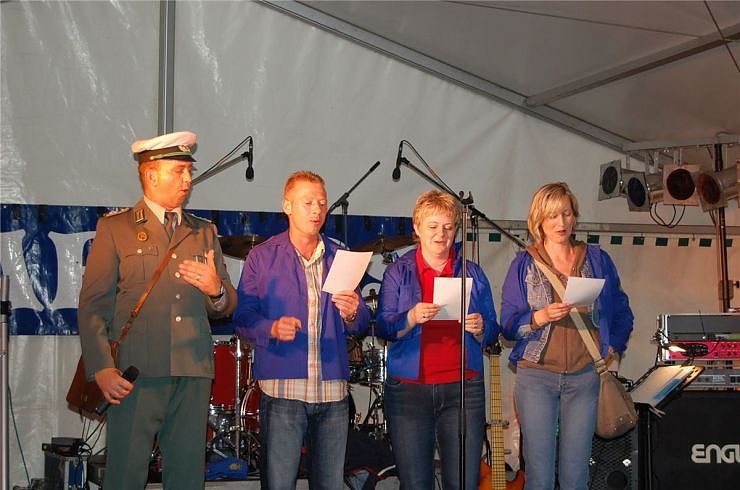 Eine Fabrik feierte Geburtstag