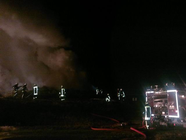 Osterfeuer angez&uuml;ndet