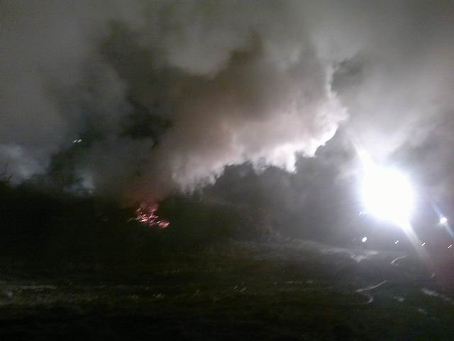 Osterfeuer angez&uuml;ndet