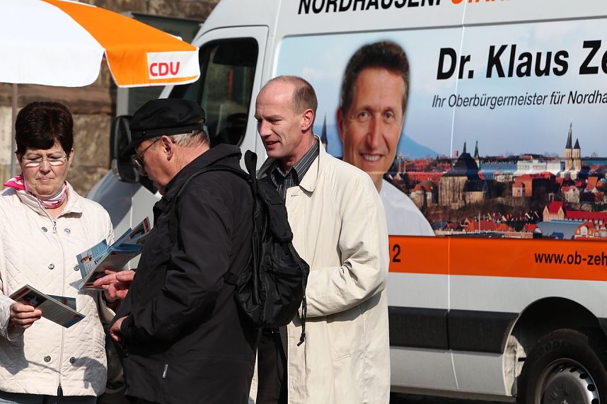 Markt der Wahlk&auml;mpfer