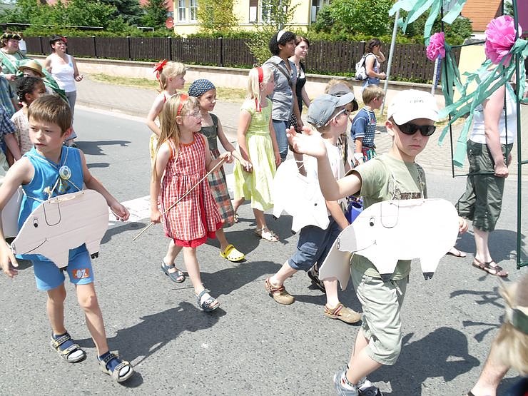 800 Jahre Niedersachswerfen - der Festumzug