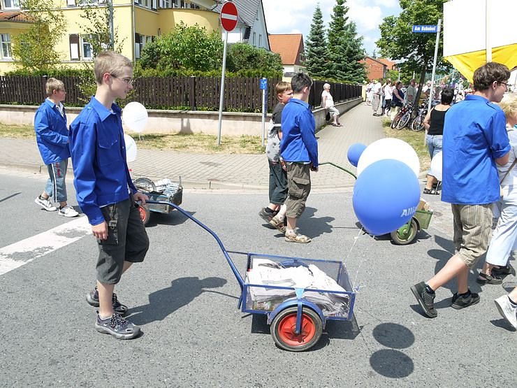 800 Jahre Niedersachswerfen - der Festumzug