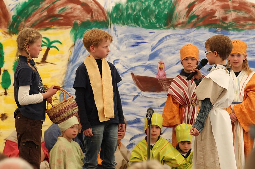 Grundsteinlegung mit Musical