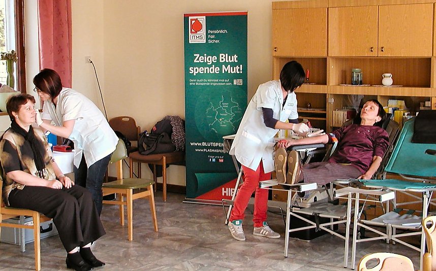 Blutspende im Gemeindehaus