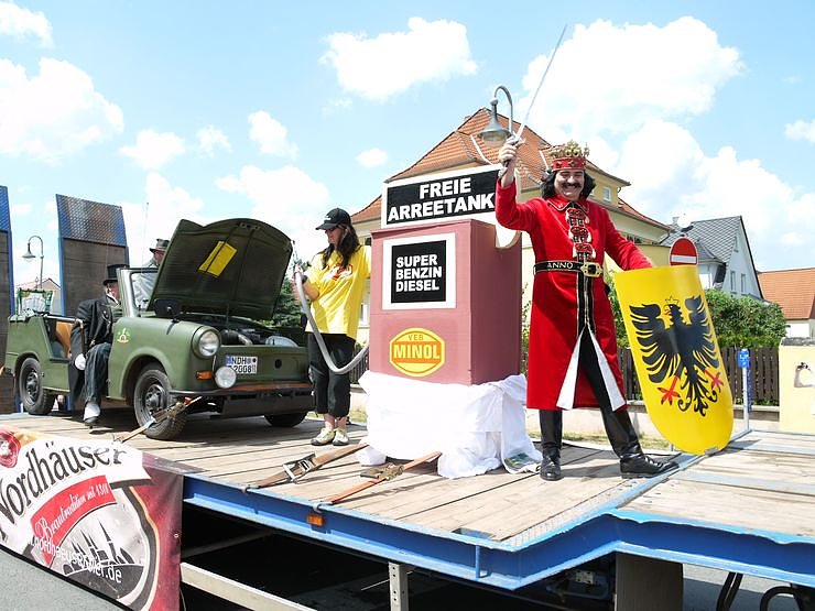 800 Jahre Niedersachswerfen - der Festumzug