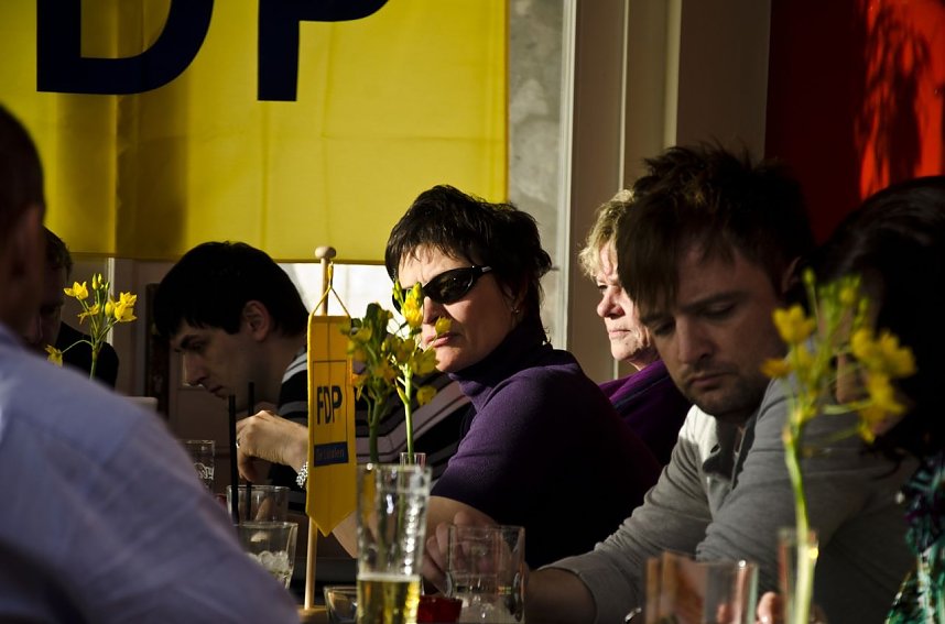 Wahlparty bei der FDP