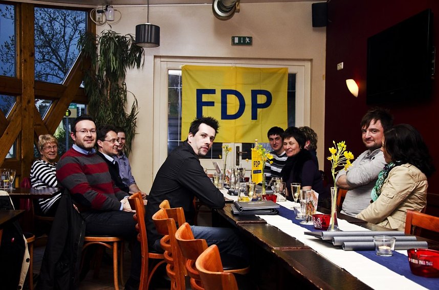 Wahlparty bei der FDP