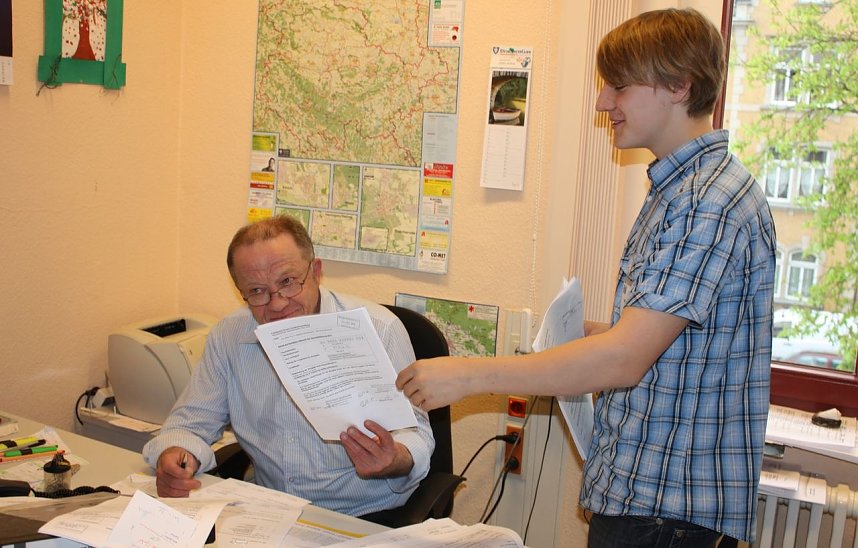 Besuch im Landratsamt