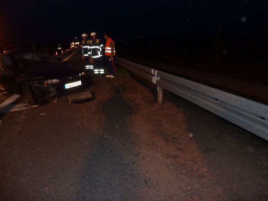 Crash auf der Autobahn