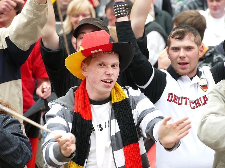 Fussballfieber auf dem Berg