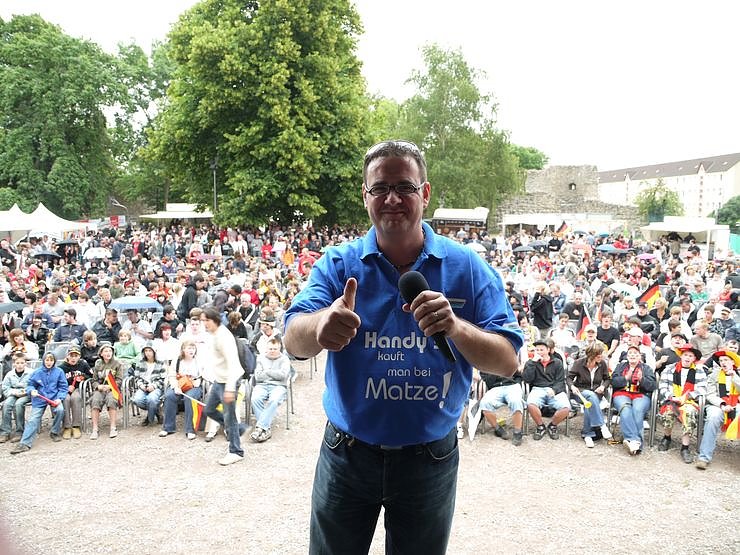 Fussballfieber auf dem Berg
