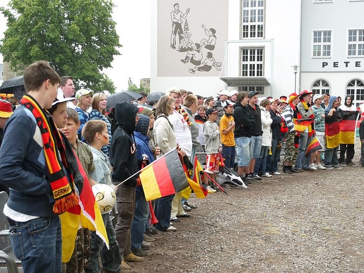 Fussballfieber auf dem Berg