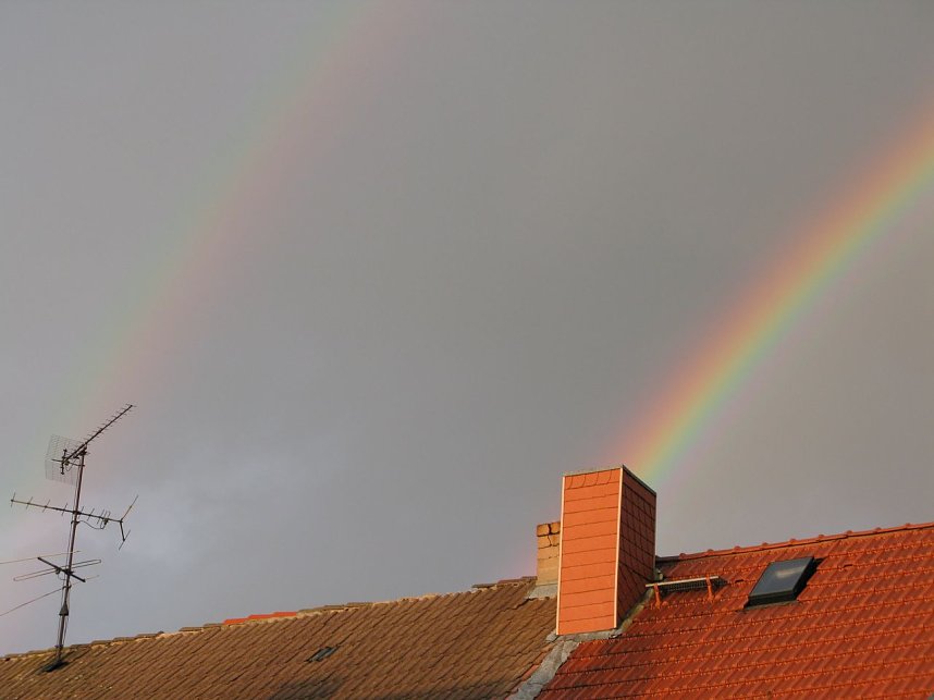 Doppelter Regenbogen