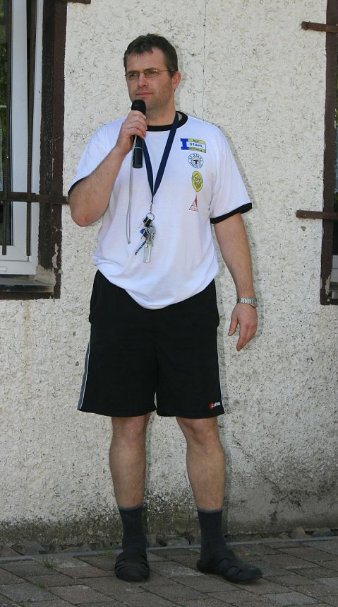 Alte Herren im Turnier: Organisator Matthias Eichel