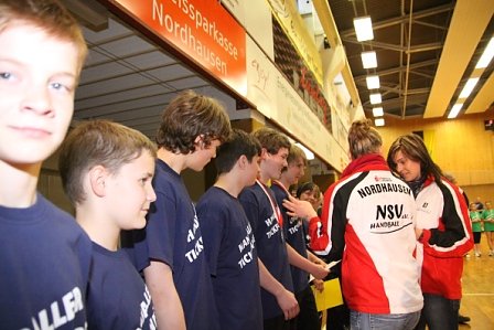 Siegerehrung Handball-Nachwuchs