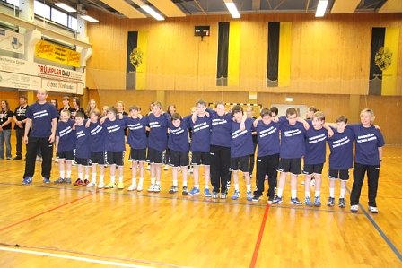 Siegerehrung Handball-Nachwuchs