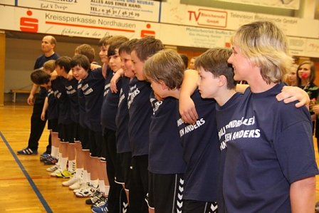 Siegerehrung Handball-Nachwuchs