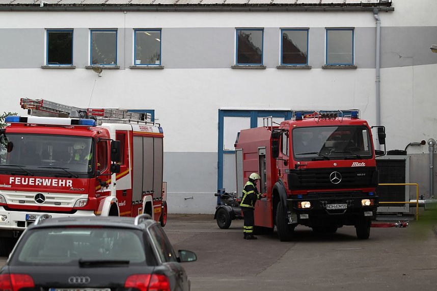 Feuerwehr bei Eaton im Einsatz