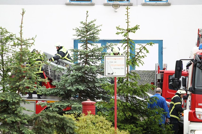 Feuerwehr bei Eaton im Einsatz