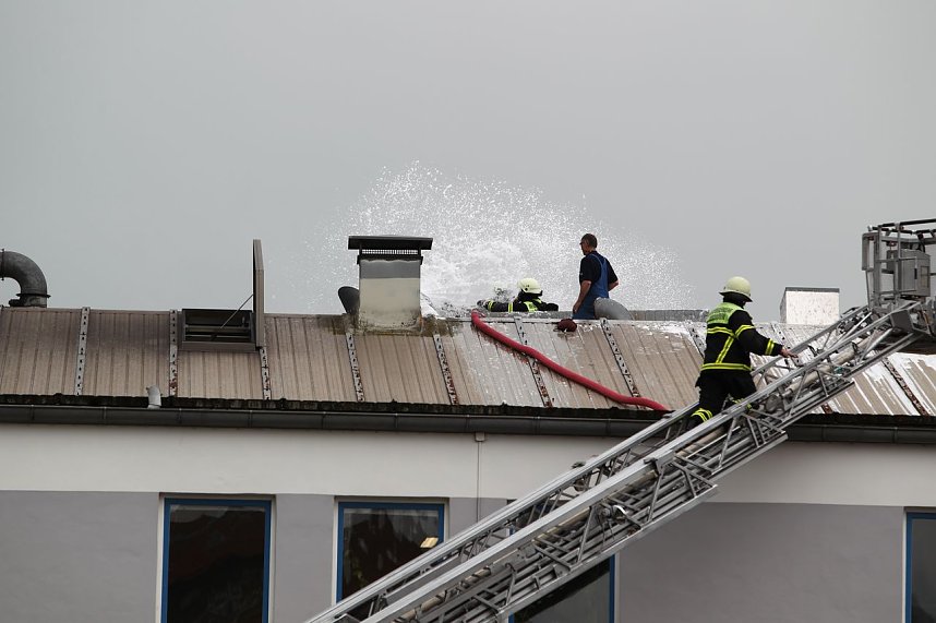 Feuerwehr bei Eaton im Einsatz