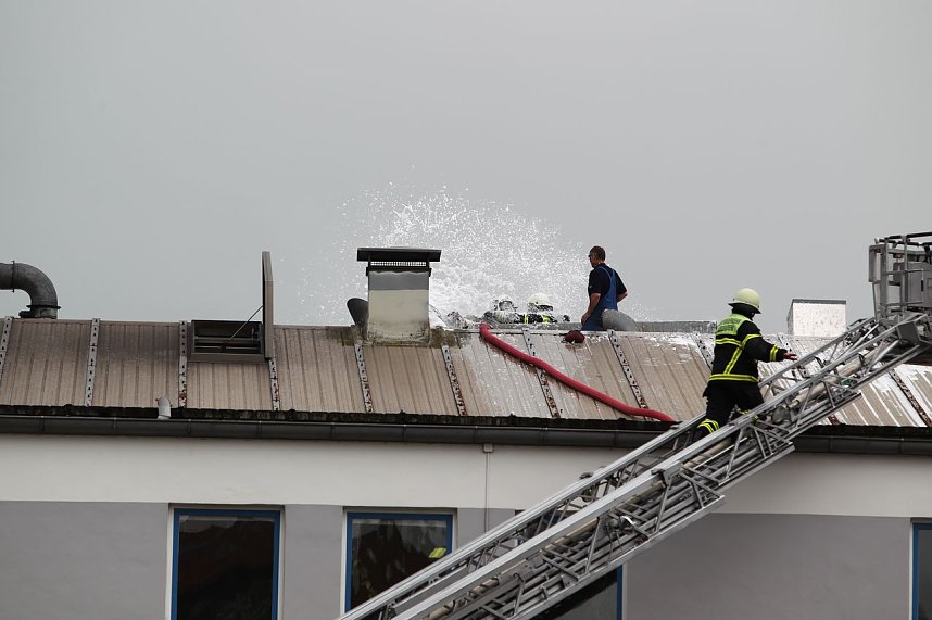 Feuerwehr bei Eaton im Einsatz