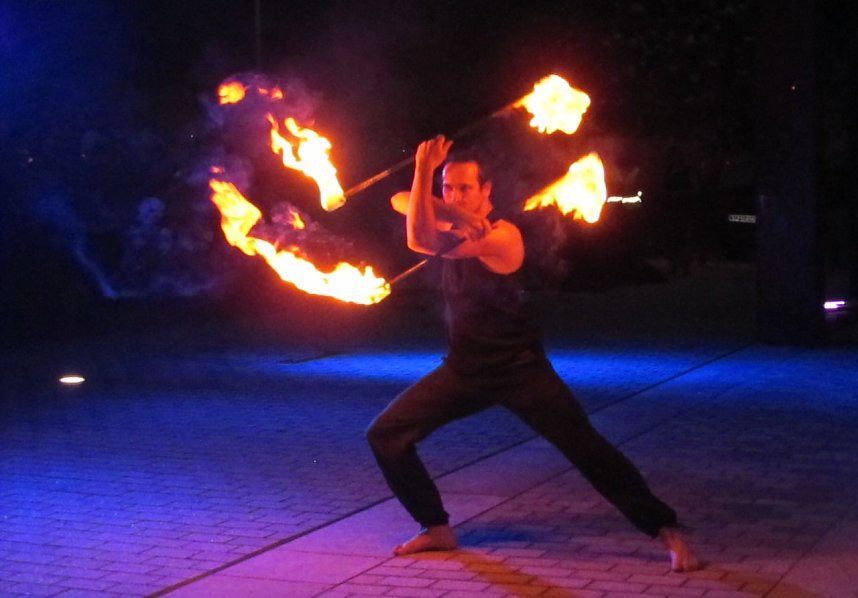 Feuer an der Wasaserachse