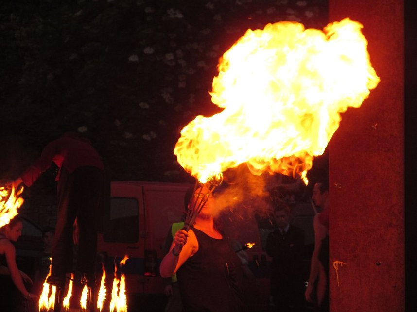 Feuer an der Wasaserachse