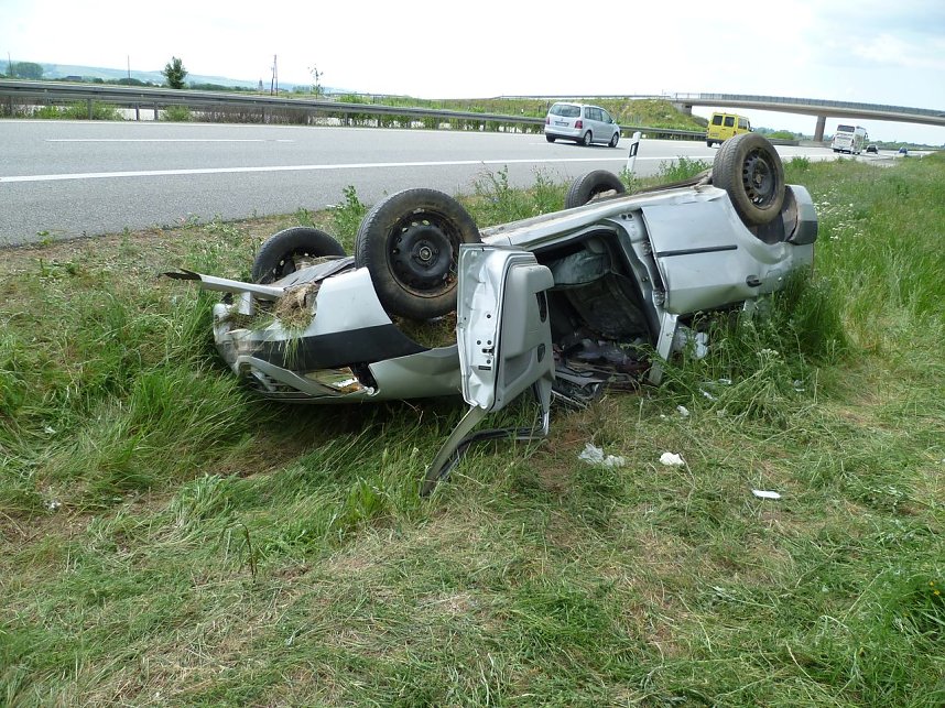 Unfall auf der Autobahn