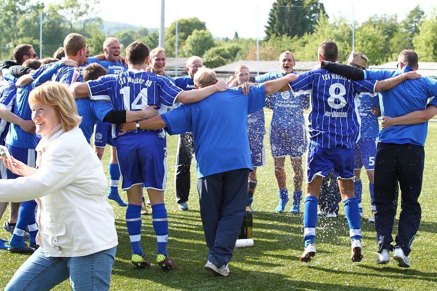 Jubel &uuml;ber den Aufstieg