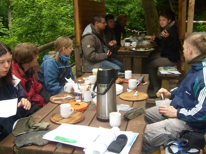 Studenten in der Langen Wand