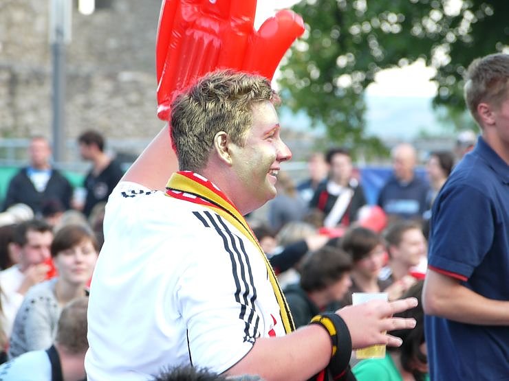 Fusbbalfreude auf dem Petersberg