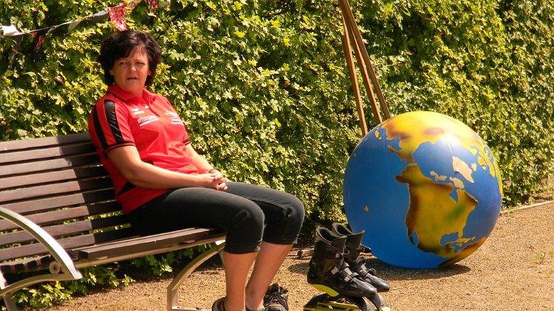 Sportliche Kinder auf dem Petersberg