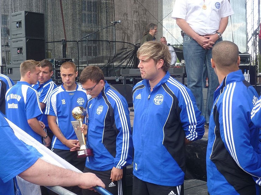 Empfang f&uuml;r Wacker Nordhausen auf dem Petersberg