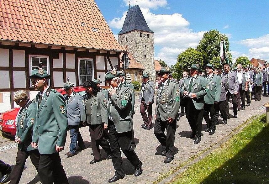 Sch&uuml;tzenfest in Obergebra