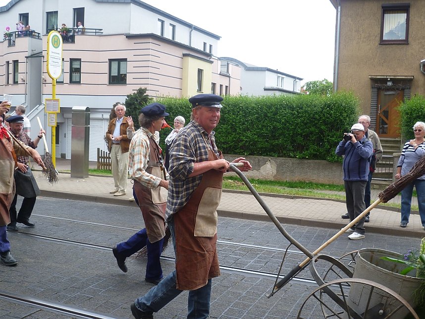 Beim Festumzug mit dabei