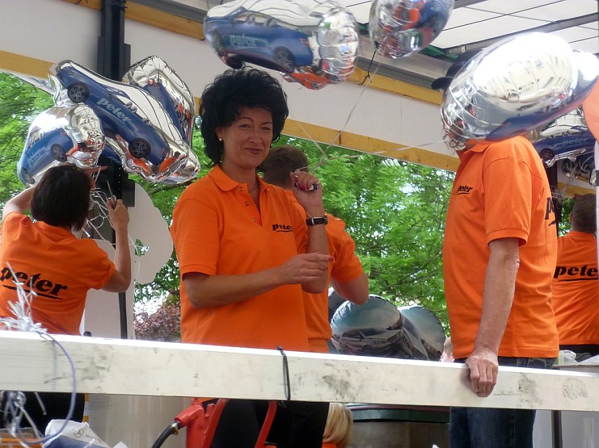 Beim Festumzug mit dabei