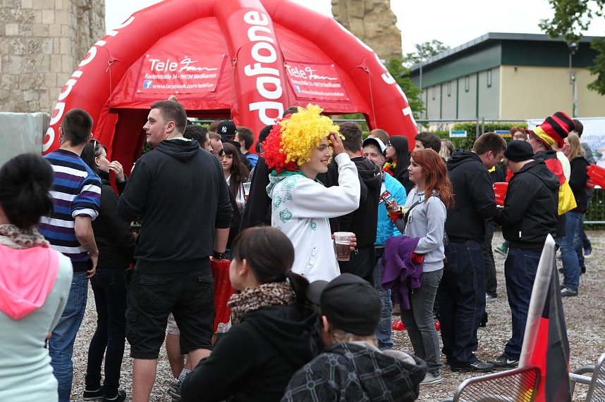 Spannung vor dem Spiel