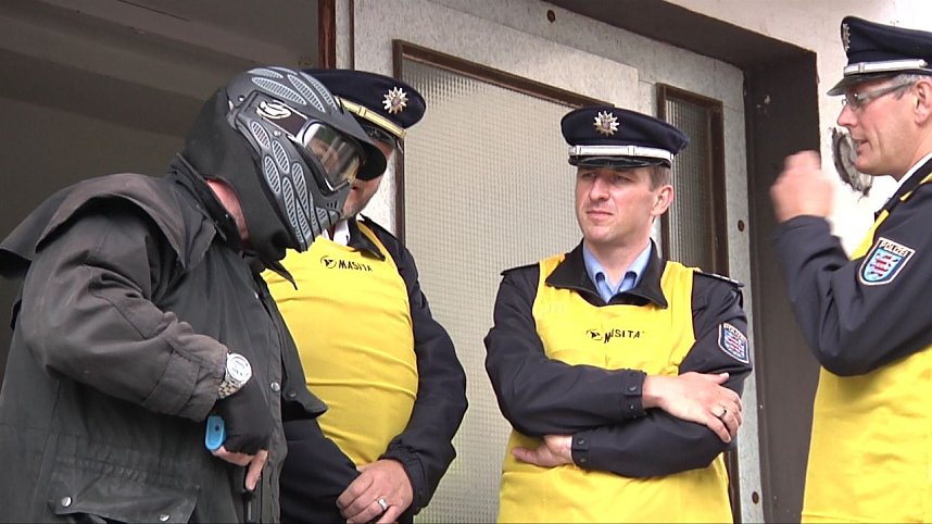 Amok-&Uuml;bung in Sundhausen