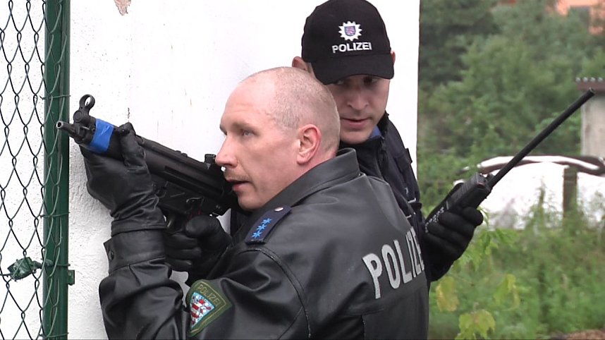 Amok-&Uuml;bung in Sundhausen