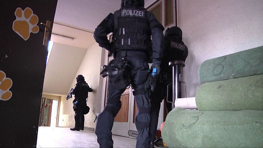 Amok-&Uuml;bung in Sundhausen