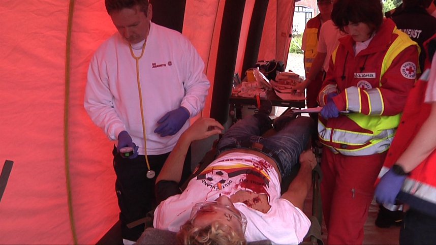 Amok-&Uuml;bung in Sundhausen