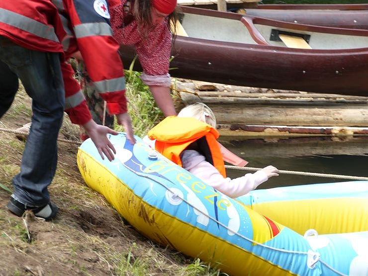 Wassergaudi an der Zorge