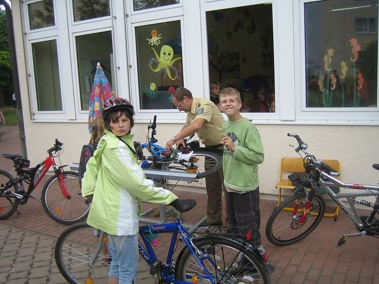 Praxistest f&uuml;r junge Radler