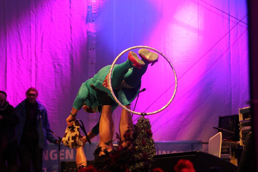 Am Zierbrunnen getanzt